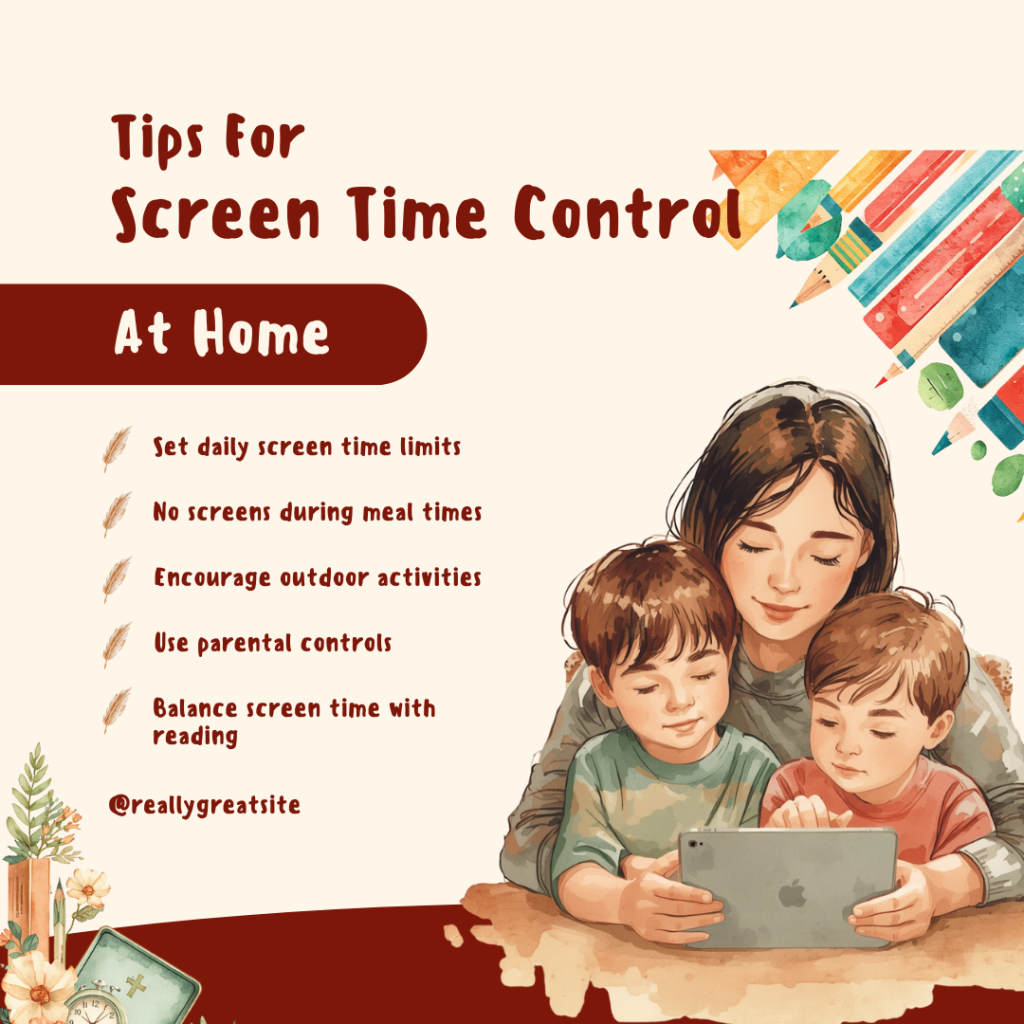 Screen Time Control for Kids at Home