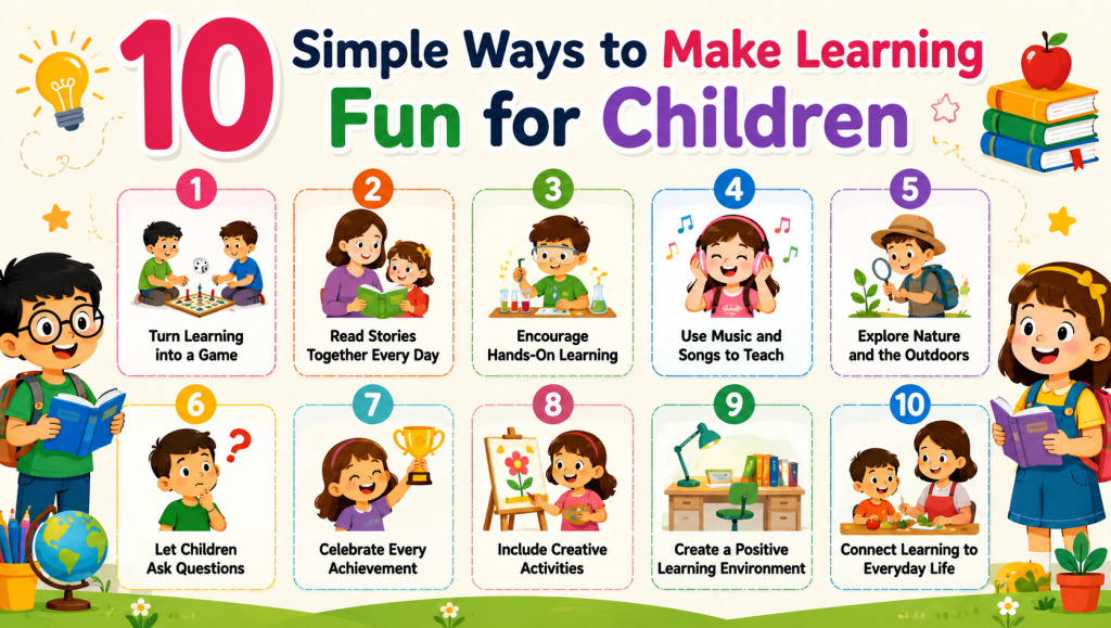 10 Simple Ways to Make Learning Fun for Children
