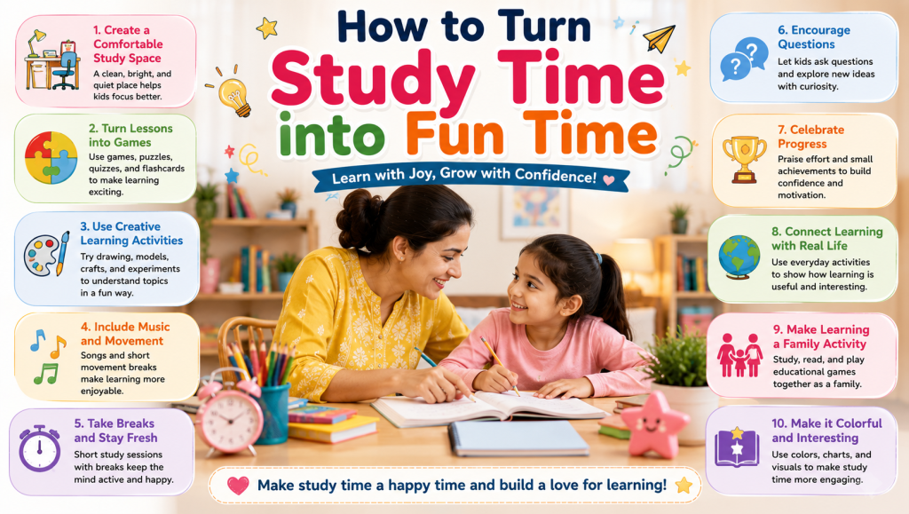How to Turn Study Time into Fun Time